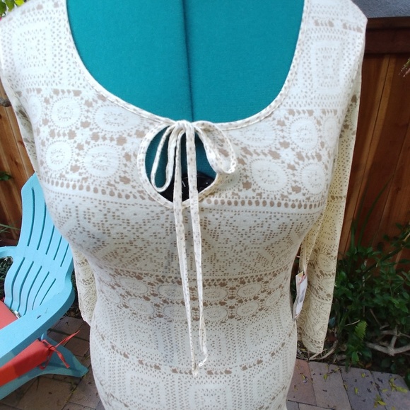 🌺🌺QUIKSILVER Boho Beach Cover Up Tunic🌞🌞 - Picture 3 of 8